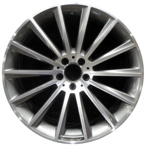 Genuine factory OEM Machined Lip w/ Gray Spokes Rear wheel for 2016-2023 Mercedes-Benz Rear Professionally remanufactured to like-new condition