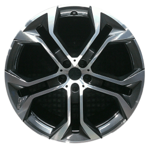 Genuine factory OEM Machined w/ Charcoal Pockets Rear wheel for 2018-2026 BMW Rear Professionally remanufactured to like-new condition