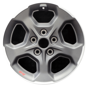Genuine factory OEM Machined Lip w/ Charcoal Spokes wheel for 2020-2023 JEEP, Jeep Professionally remanufactured to like-new condition