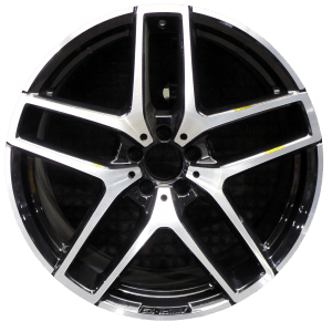 Genuine factory OEM Machined w/ Black Pockets Front wheel for 2016-2019 Mercedes-Benz Front Professionally remanufactured to like-new condition