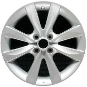 Genuine factory OEM All Silver wheel for 2013-2019 Nissan Professionally remanufactured to like-new condition