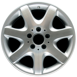 Genuine factory OEM Machined w/ Silver Pockets Rear wheel for 1997-2004 Mercedes-Benz Rear Professionally remanufactured to like-new condition