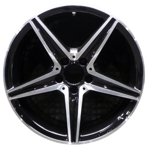 Genuine factory OEM Machined w/ Black Pockets wheel for 2015-2019 Mercedes-Benz Professionally remanufactured to like-new condition