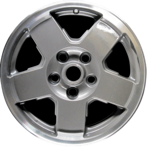 Genuine factory OEM Machined Lip w/ Gray Spokes wheel for 2006-2010 Jeep Professionally remanufactured to like-new condition