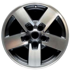 Genuine factory OEM Machined w/ Gray Pockets wheel for 2006-2010 Jeep Professionally remanufactured to like-new condition
