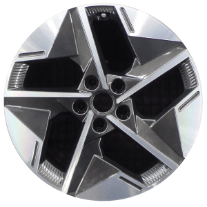 Genuine factory OEM Machined w/ Charcoal Pockets wheel for 2025 Hyundai Professionally remanufactured to like-new condition