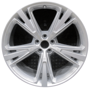 Genuine factory OEM All Silver wheel for 2019-2023 Audi Professionally remanufactured to like-new condition