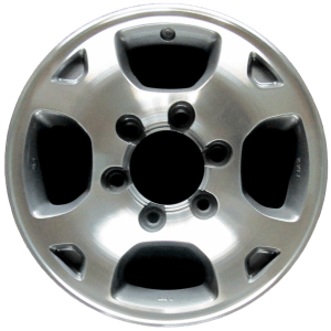 Genuine factory OEM Machined w/ Charcoal Pockets wheel for 1999-2002 Nissan Professionally remanufactured to like-new condition
