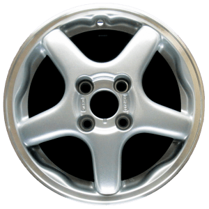 Genuine factory OEM Machined Lip w/ Silver Spokes wheel for 1993-2000 Acura, Honda Professionally remanufactured to like-new condition