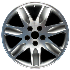 Genuine factory OEM Machined w/ Charcoal Pockets wheel for 2004-2011 Mitsubishi Professionally remanufactured to like-new condition