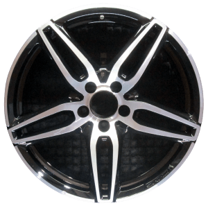 Genuine factory OEM Machined Lip w/ Black Spokes Rear wheel for 2016-2021 Mercedes-Benz Rear Professionally remanufactured to like-new condition