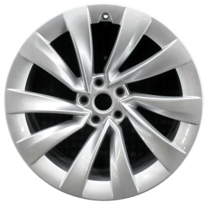 Genuine factory OEM All Silver wheel for 2026 Tesla Professionally remanufactured to like-new condition