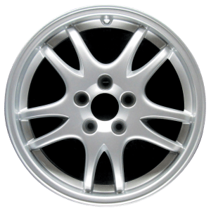 Genuine factory OEM All Silver wheel for 2000 Volvo Professionally remanufactured to like-new condition
