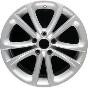Genuine factory OEM Hyper Silver wheel for 2009-2017 Volkswagen Professionally remanufactured to like-new condition