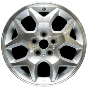 Genuine factory OEM Machined w/ Silver Pockets wheel for 2000-2005 Dodge, Plymouth Professionally remanufactured to like-new condition
