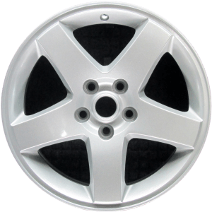 Genuine factory OEM All Silver wheel for 2006-2010 Dodge Professionally remanufactured to like-new condition