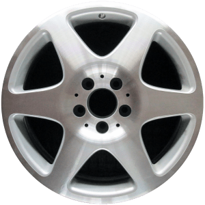 Genuine factory OEM Machined w/ Silver Pockets wheel for 2000-2005 Mercedes-Benz Professionally remanufactured to like-new condition