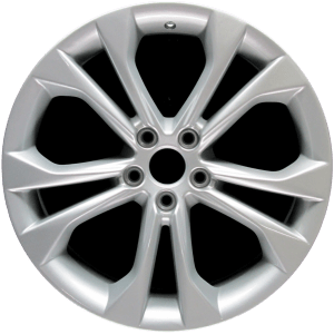 Genuine factory OEM All Silver wheel for 2013-2019 Ford Professionally remanufactured to like-new condition