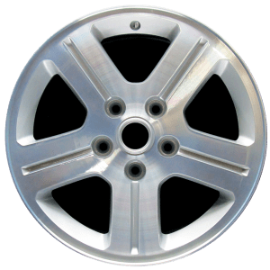 Genuine factory OEM Machined w/ Silver Pockets wheel for 2006-2010 Jeep Professionally remanufactured to like-new condition