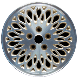 Genuine factory OEM Machined w/ Gold Pockets wheel for 1996-1997 Chrysler, Dodge, Plymouth Professionally remanufactured to like-new condition