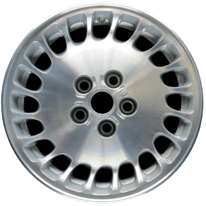 Genuine factory OEM Machined w/ Silver Pockets wheel for 1997-2001 Infiniti Professionally remanufactured to like-new condition