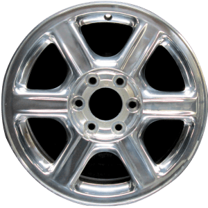 Genuine factory OEM Polished wheel for 2002-2009 Buick, GMC, Isuzu, Oldsmobile Professionally remanufactured to like-new condition