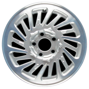 Genuine factory OEM Machined w/ Silver Pockets wheel for 1998-1999 Ford Professionally remanufactured to like-new condition