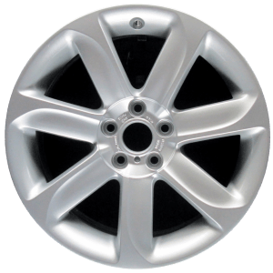 Genuine factory OEM All Silver wheel for 2008-2015 Audi Professionally remanufactured to like-new condition