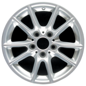 Genuine factory OEM All Silver wheel for 2001-2007 BMW Professionally remanufactured to like-new condition
