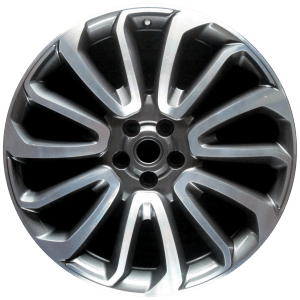 Genuine factory OEM Machined w/ Charcoal Pockets wheel for 2013-2022 Land Rover Professionally remanufactured to like-new condition