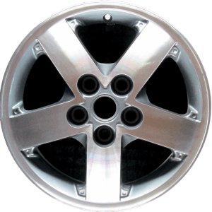 Genuine factory OEM Machined w/ Silver Pockets wheel for 2004-2007 Saturn Professionally remanufactured to like-new condition