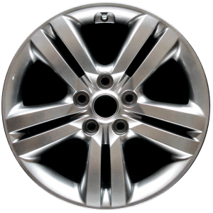 Genuine factory OEM Hyper Silver wheel for 2009-2011 Kia Professionally remanufactured to like-new condition