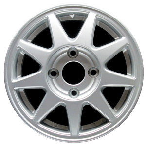 Genuine factory OEM All Silver wheel for 1990-1992 Nissan Professionally remanufactured to like-new condition