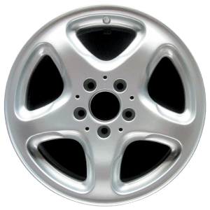 Genuine factory OEM All Silver wheel for 1999-2001 Mercedes-Benz Professionally remanufactured to like-new condition
