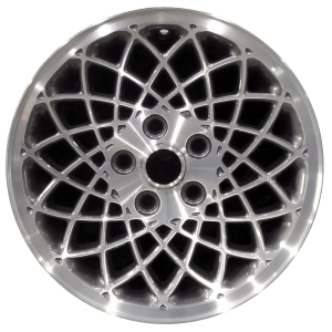 Genuine factory OEM Machined w/ Charcoal Pockets wheel for 1993-1997 Chrysler Professionally remanufactured to like-new condition