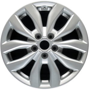 Genuine factory OEM All Silver wheel for 2014-2015 Kia Professionally remanufactured to like-new condition
