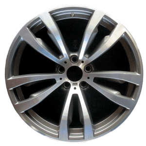 Genuine factory OEM Machined w/ Charcoal Pockets Rear wheel for 2014-2019 BMW Rear Professionally remanufactured to like-new condition