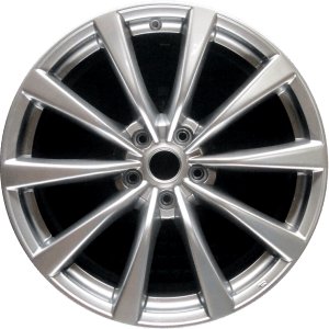 Genuine factory OEM Hyper Silver Rear wheel for 2008-2011 Infiniti Rear Professionally remanufactured to like-new condition