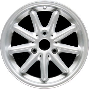 Genuine factory OEM All Silver Rear wheel for 2008-2017 Smart Rear Professionally remanufactured to like-new condition
