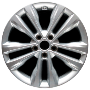 Genuine factory OEM Hyper Silver wheel for 2017-2018 Hyundai Professionally remanufactured to like-new condition