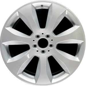 Genuine factory OEM All Silver Rear wheel for 2010-2015 Mercedes-Benz Rear Professionally remanufactured to like-new condition