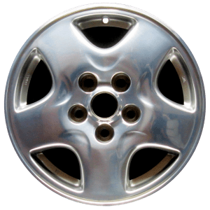 Genuine factory OEM Polished wheel for 1996-1998 Mazda Professionally remanufactured to like-new condition