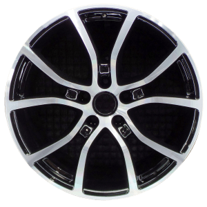 Genuine factory OEM Machined w/ Black Pockets Front wheel for 2018-2026 Porsche, PORSCHE Front Professionally remanufactured to like-new condition