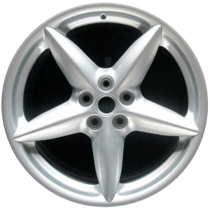 Genuine factory OEM All Silver Rear wheel for 1999-2005 Ferrari Rear Professionally remanufactured to like-new condition