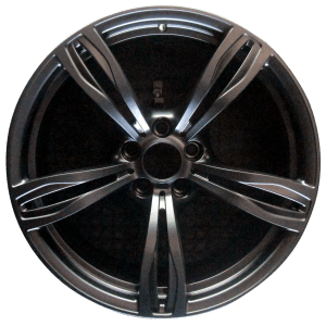 Genuine factory OEM Matte Black Front wheel for 2011-2019 BMW Front Professionally remanufactured to like-new condition