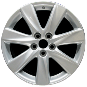 Genuine factory OEM Hyper Silver wheel for 2008-2012 Lexus Professionally remanufactured to like-new condition