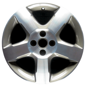 Genuine factory OEM Machined w/ Charcoal Pockets wheel for 2003-2010 Chevrolet, Pontiac, Saturn Professionally remanufactured to like-new condition