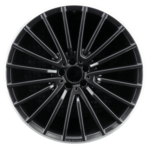 Genuine factory OEM Machined Lip w/ Black Spokes wheel for 2017-2019 Mercedes-Benz Professionally remanufactured to like-new condition