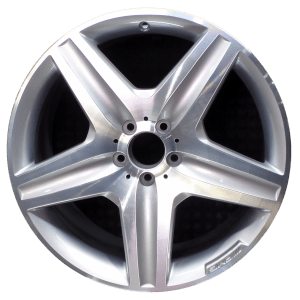 Genuine factory OEM Machined w/ Silver Pockets wheel for 2012-2013 Mercedes-Benz Professionally remanufactured to like-new condition