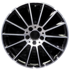 Genuine factory OEM Machined w/ Black Pockets Front wheel for 2017-2020 Mercedes-Benz Front Professionally remanufactured to like-new condition